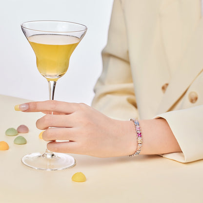 [Olivia JW]Delicate Colorful Multi Cut Party Bracelet