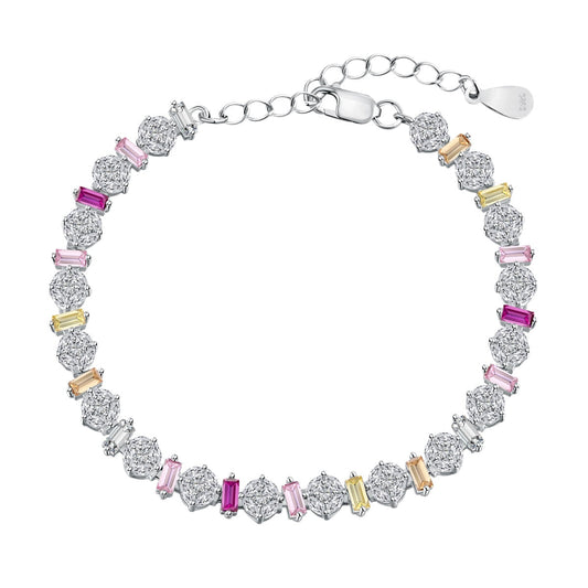 [Olivia JW]Radiant Colorful Round Shape Daily Bracelet