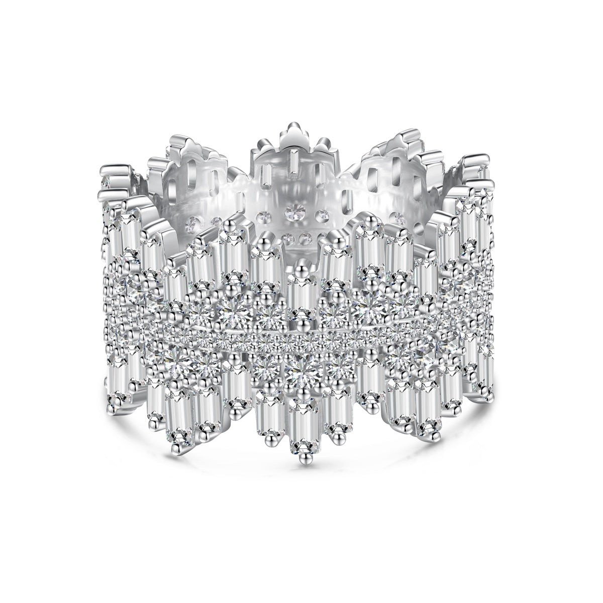 [Olivia JW]Luxurious Colorful Radiant Cut Daily Ring