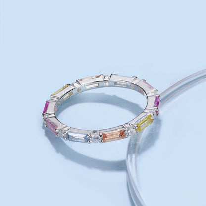 [Olivia JW]Lively In Shades Elegant Radiant Cut Daily Ring