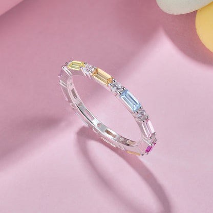 [Everoly JW]Lively In Shades Eleganter Radiant Cut Alltagsring