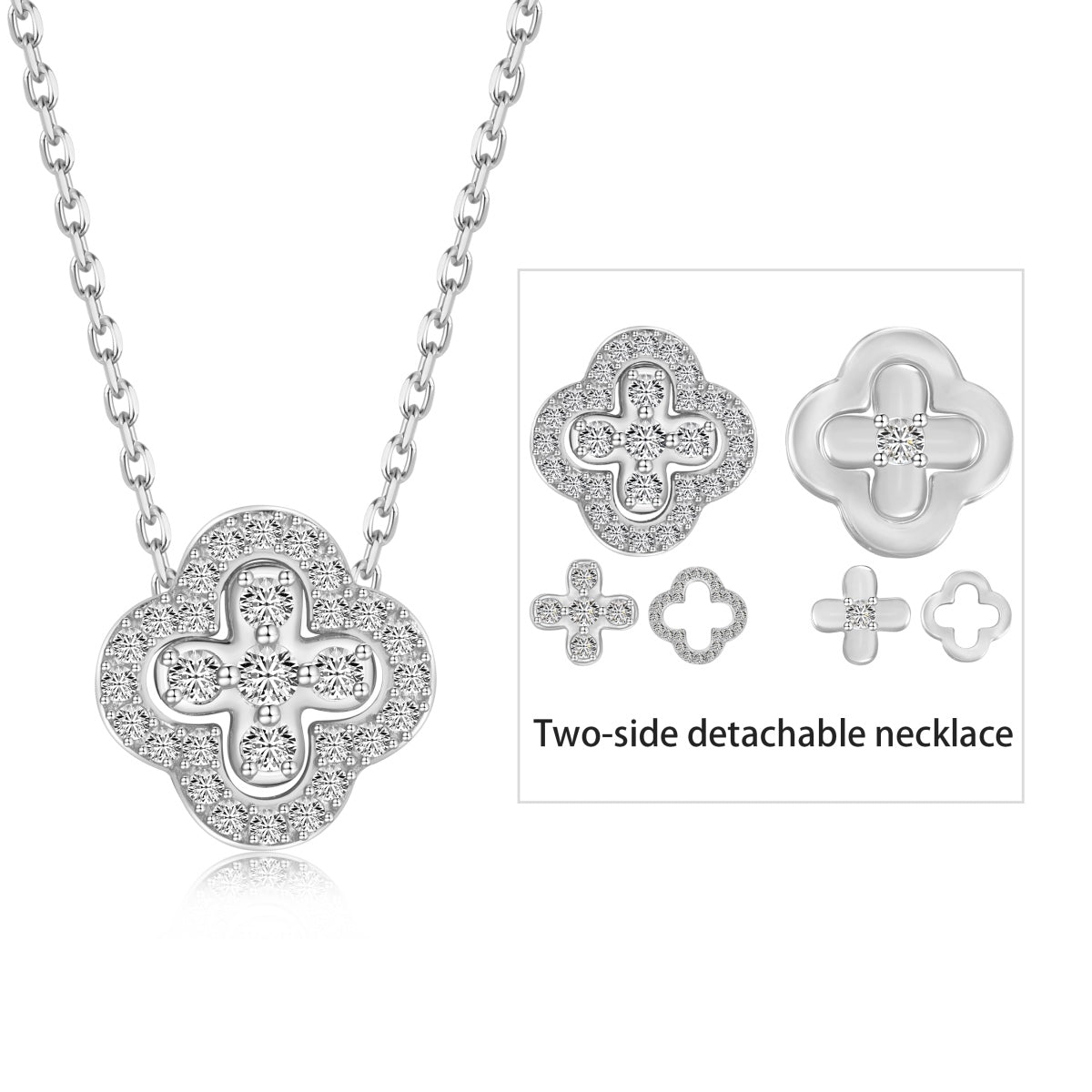 [Olivia JW]Four-Leaf Clover Various DIY Wearable Necklaces