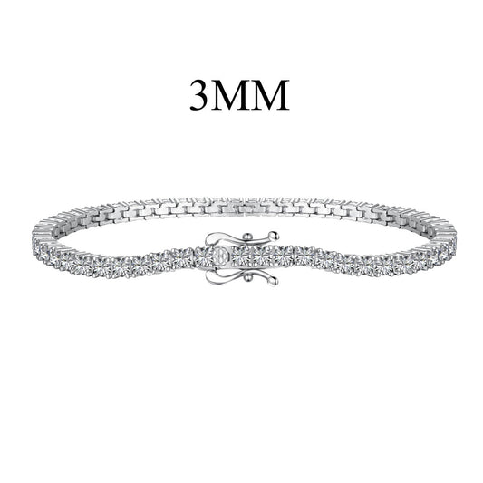 [Olivia JW]Dainty Charming Round Cut Tennis Bracelet