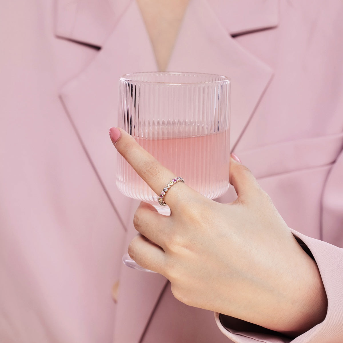 [Olivia JW]Exquisite Colorful Round Cut Party Ring