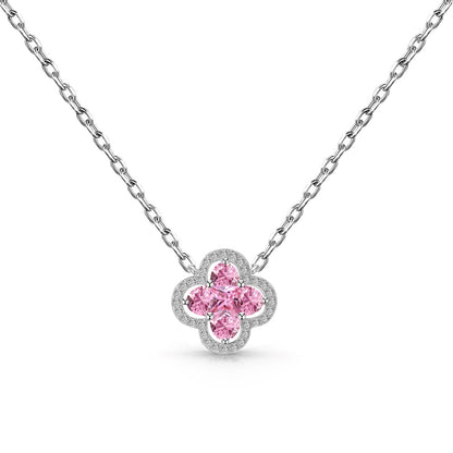 [Olivia JW]Spliced Lucky Four-Leaf Clover Versatile Necklace