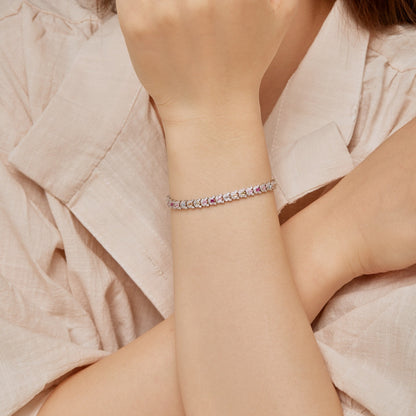 [Olivia JW]Delicate Colorful Multi Cut Daily Bracelet