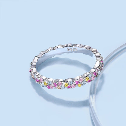 [Olivia JW]Dainty Ebullient Round Cut Daily Ring