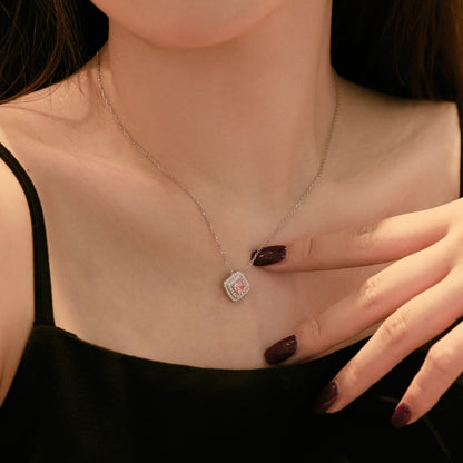 [Olivia JW]Sparkling Asscher Cut Necklace