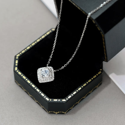 [Olivia JW]Sparkling Asscher Cut Necklace