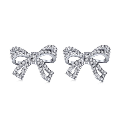 [Olivia JW]Dainty Bow Shape Earrings