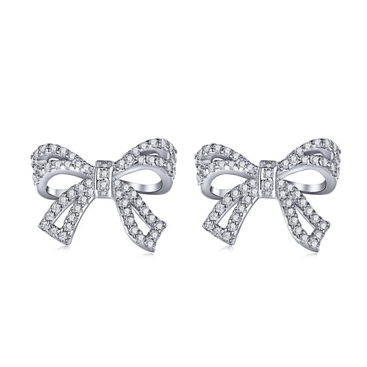 [Olivia JW]Dainty Bow Shape Earrings