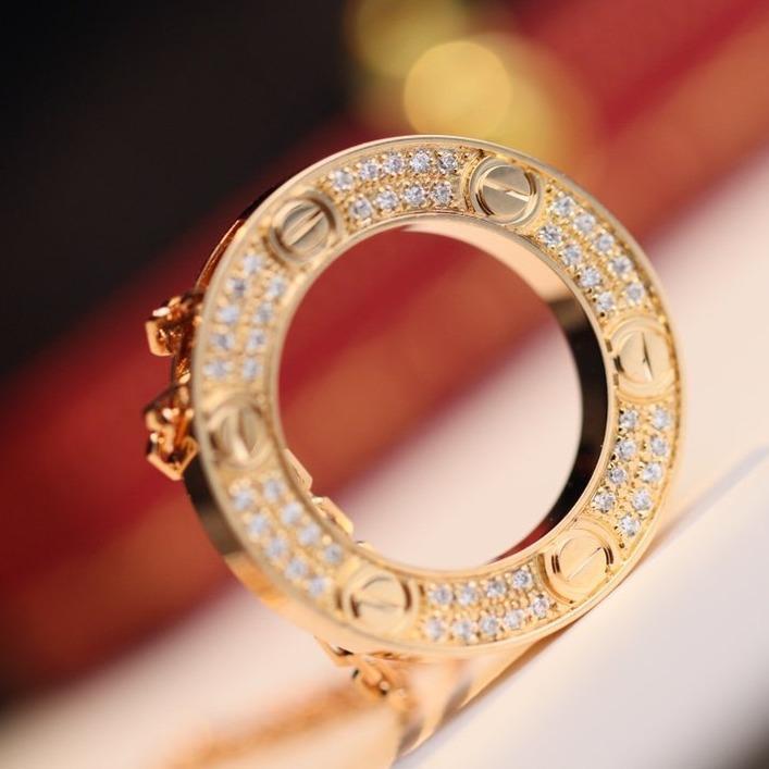 [Olivia JW]LOVE NECKLACE ADJUSTABLE ROSE GOLD