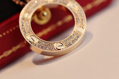 [Everoly JW] LIEBESHALSKETTE VERSTELLBAR ROSÉGOLD 