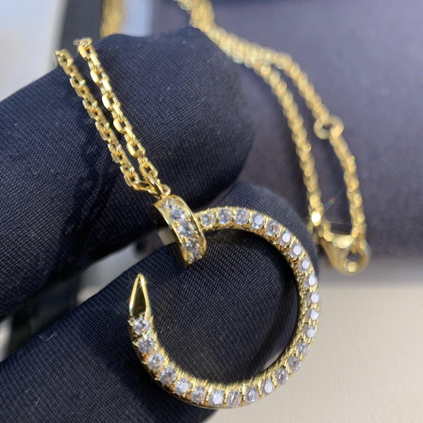 [Everoly JW]JUSTE HALSKETTE GOLD DIAMANTEN 