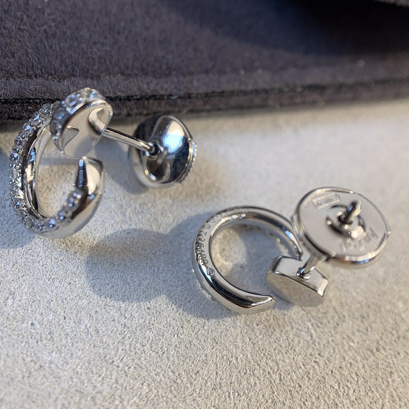 [Everoly JW]JUSTE EARRINGS SILVER DIAMONDS