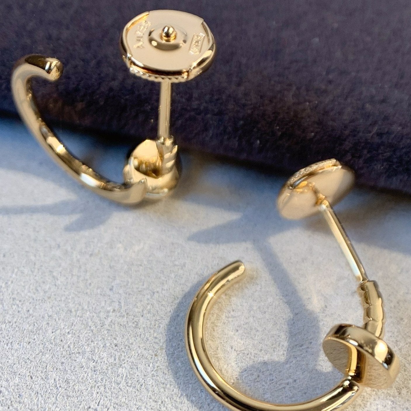 [Olivia JW]JUSTE EARRINGS PINK GOLD