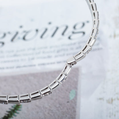 [OLIVIA]SERPENTI BRACELET SILVER DIAMOND