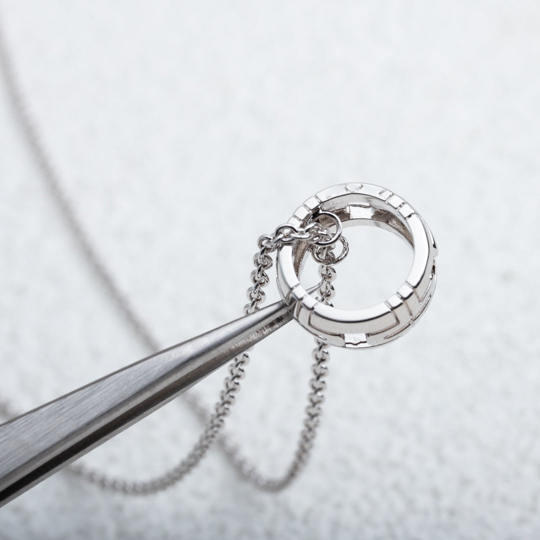 [OLIVIA]PARENTESI NECKLACE SILVER