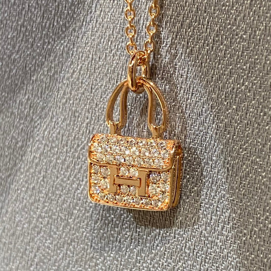 [Everoly JW]CONSTANCE ANHÄNGER DIAMANT HALSKETTE 