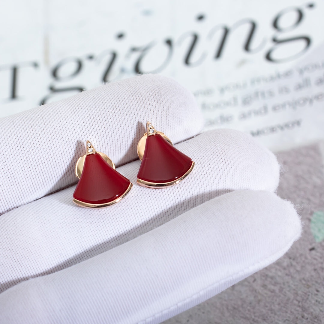 [OLIVIA]DIVAS DREAM EARRINGS PINK GOLD