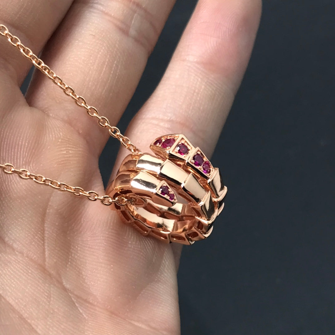 [OLIVIA]SERPENTI PEDANT NECKLACE