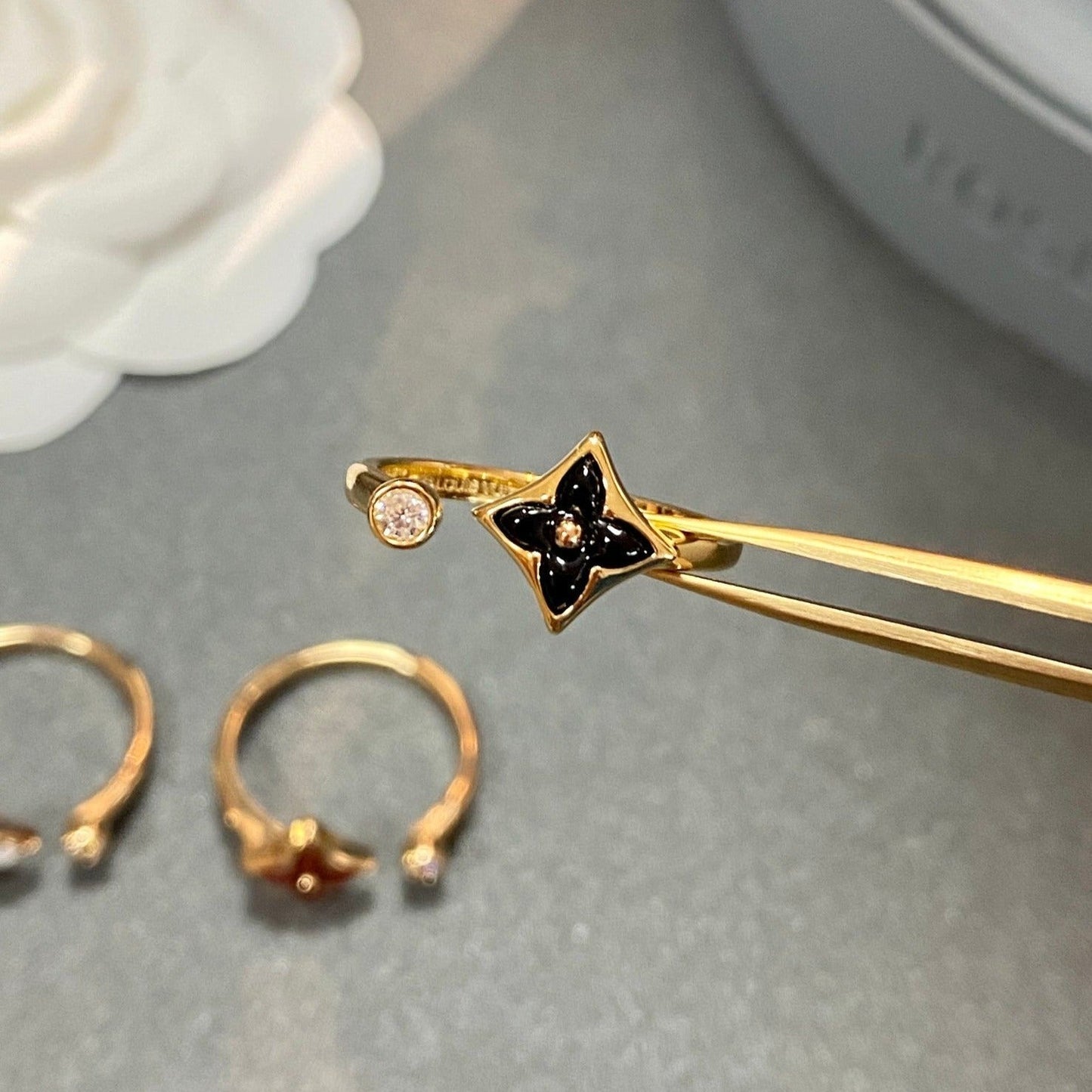 [Everoly JW]STAR 1 DIAMANT OFFENER RING
