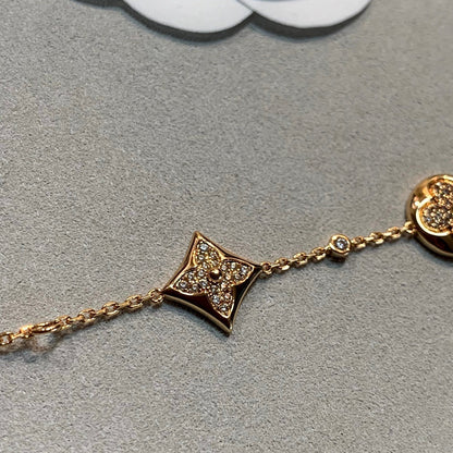 [Everoly JW]Stern und Sonne 4 Motive Gold Diamanten Armband