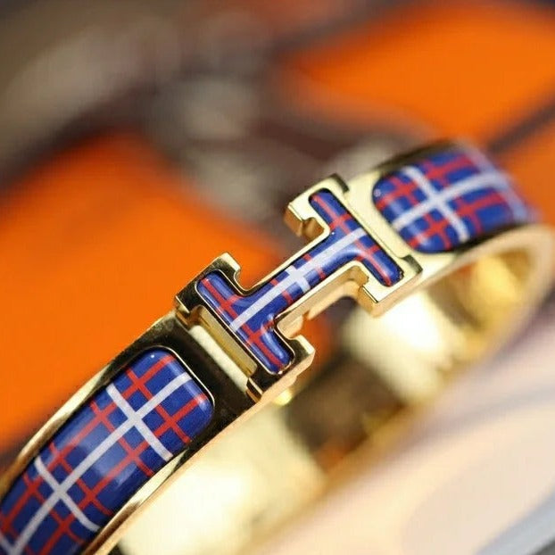 [エバロリー JW]H タータンブレスレット 12mm