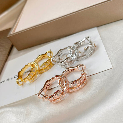 [OLIVIA]SERPENTI EARRINGS DIAMOND