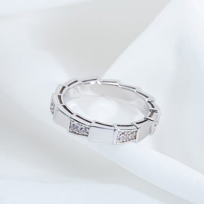 [OLIVIA]SERPENTI RING SILVER  3MM