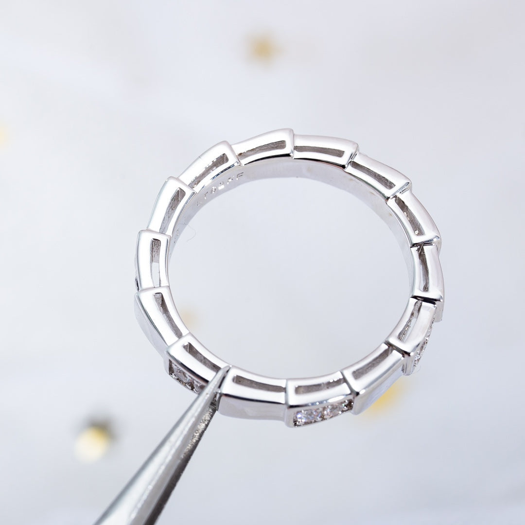 [OLIVIA]SERPENTI RING SILVER  3MM