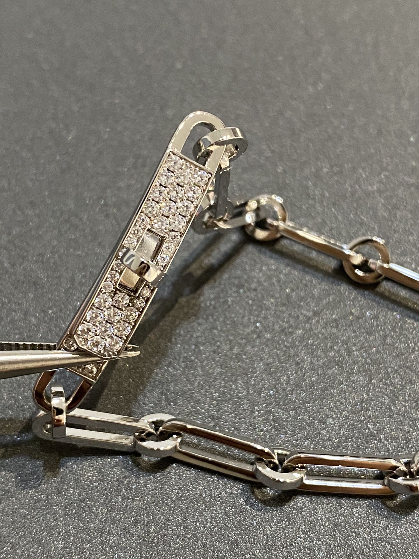 [Olivia JW]CHAINE BRACELET SMALL MODEL DIAMOND