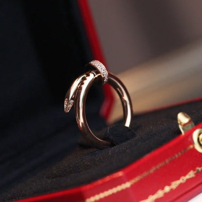 [Olivia JW]JUSTE RING 2.65MM PINK GOLD DIAMOND