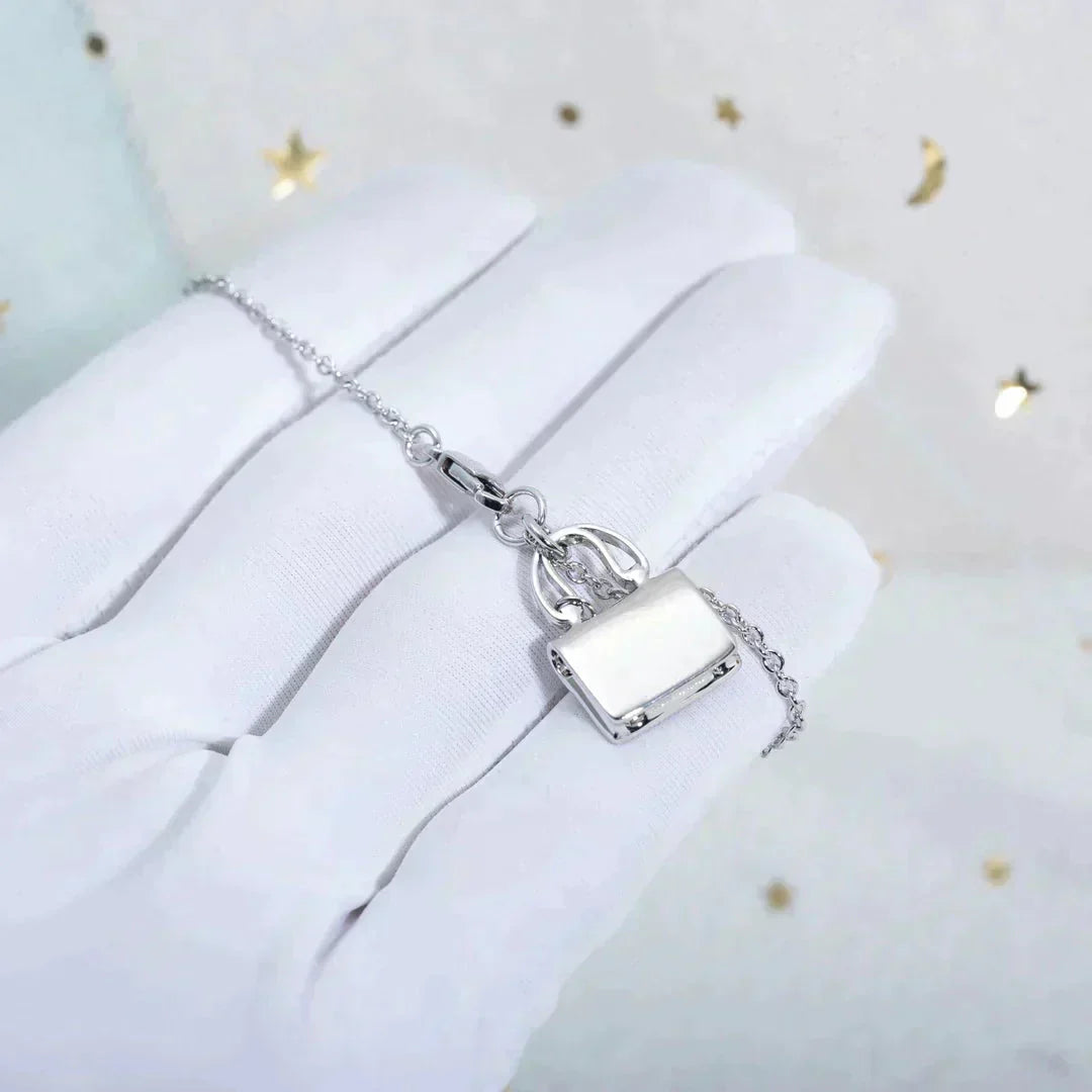 [Olivia JW]AMULETTE PEDANT SILVER NECKLACE