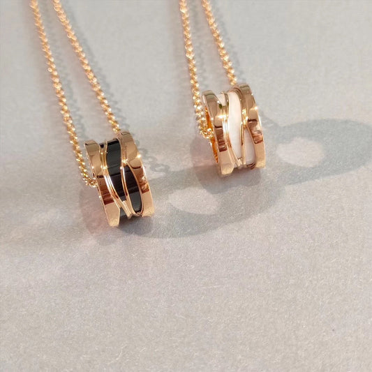 [OLIVIA]ZERO 1 NECKLACE PINK GOLD