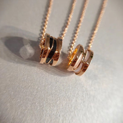 [OLIVIA]ZERO 1 NECKLACE PINK GOLD