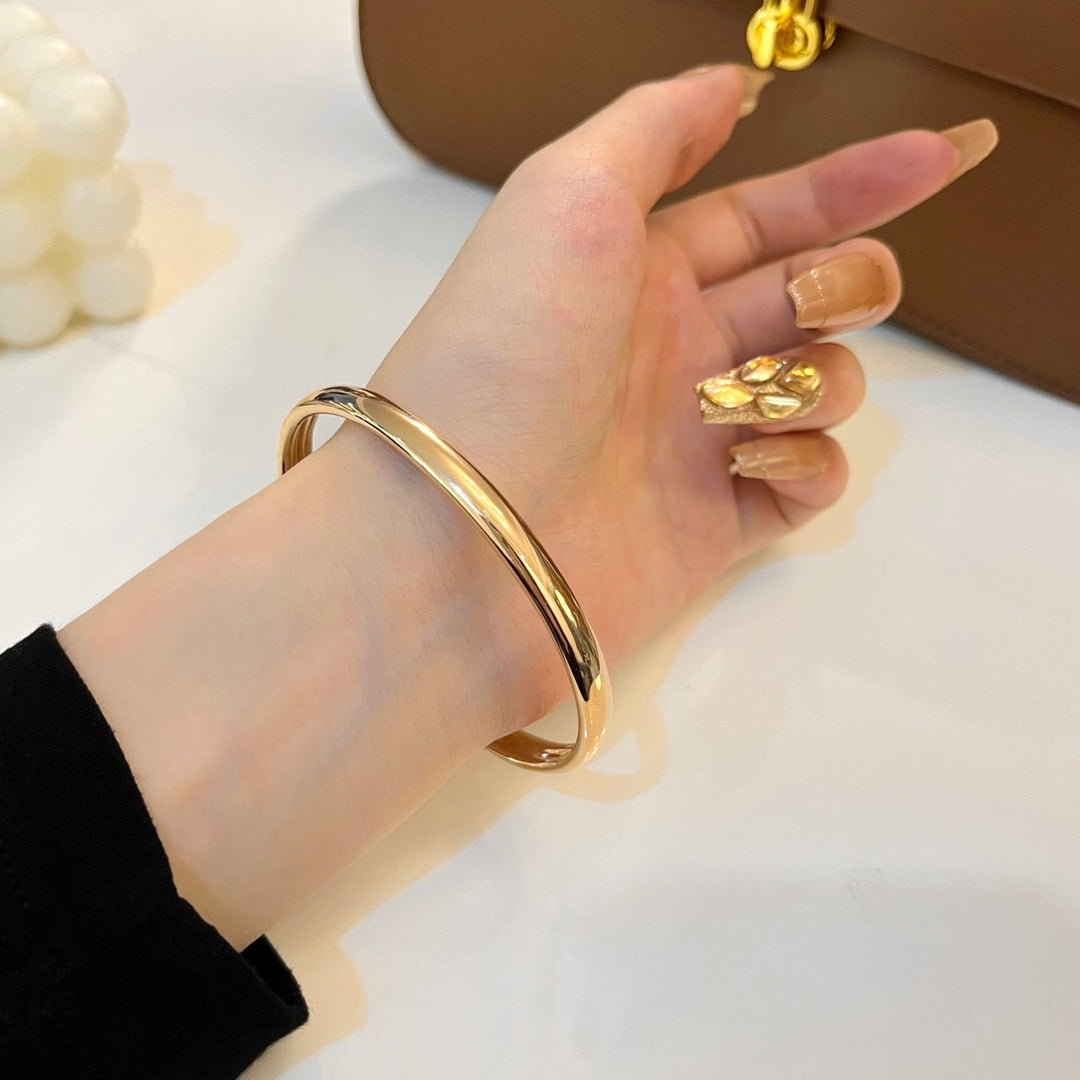 [Everoly JW]パンテール ゴールド ダイヤモンド オープンブレスレット