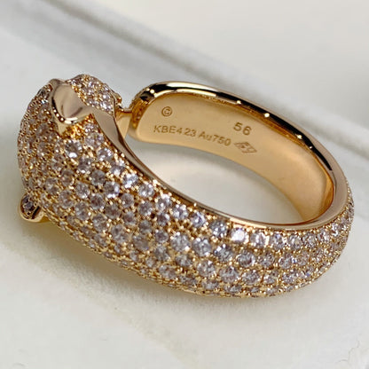[Everoly JW] PANTHERE ROSÉGOLD-DIAMANTRING