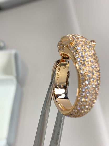 [Everoly JW] PANTHERE ROSÉGOLD-DIAMANTRING