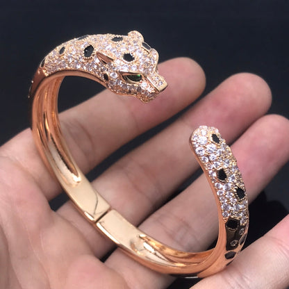 [Everoly JW] PANTHERE GROSSE ARMBAND DIAMANTEN