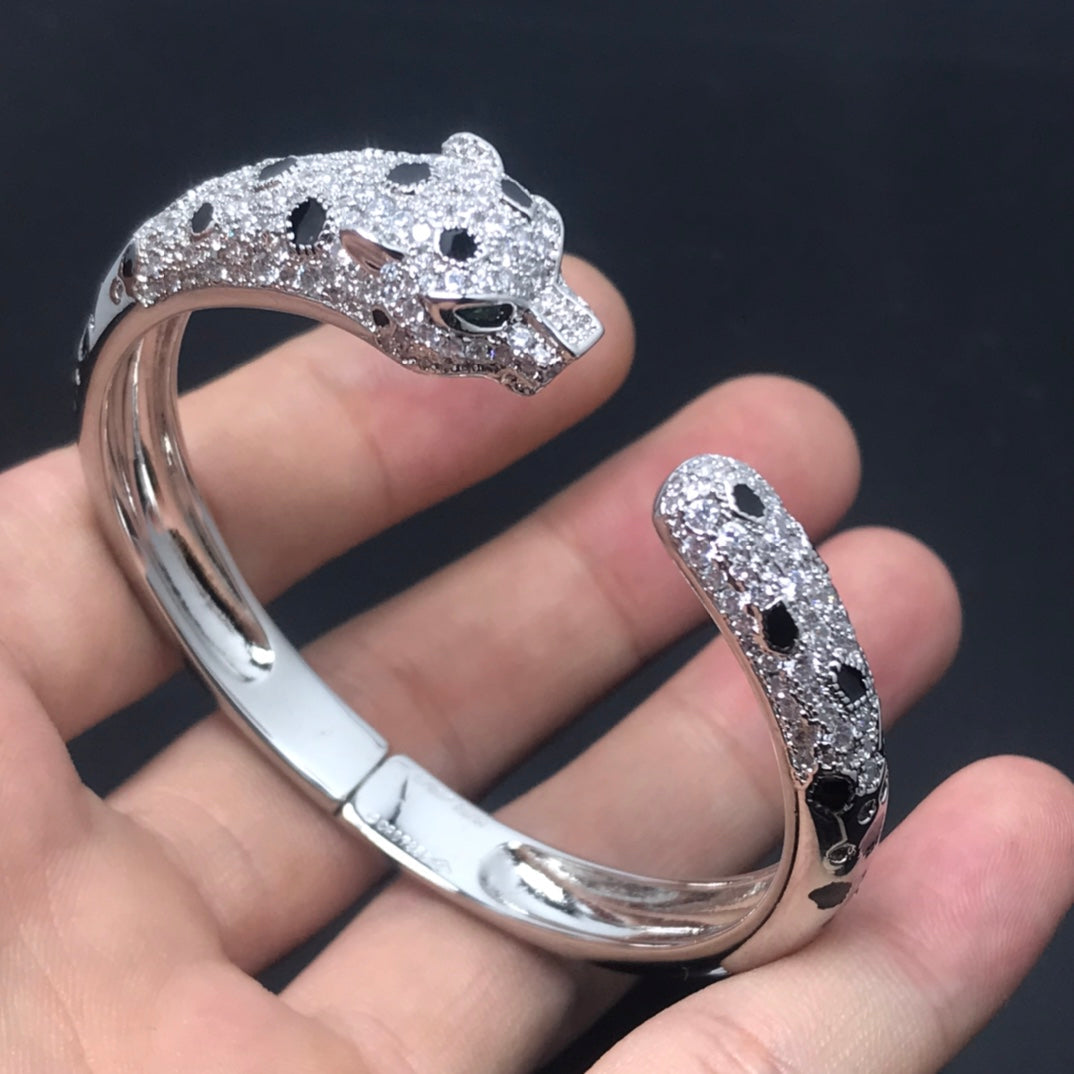 [Everoly JW] PANTHERE GROSSE ARMBAND DIAMANTEN