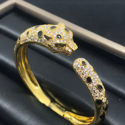 [Everoly JW] PANTHERE GROSSE ARMBAND DIAMANTEN