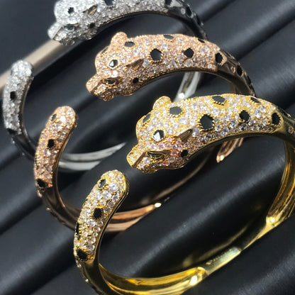 [Everoly JW] PANTHERE GROSSE ARMBAND DIAMANTEN