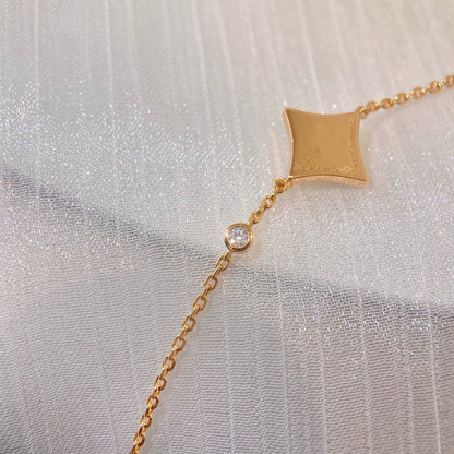 [Everoly JW]COLOR STAR PINK GOLD DIAMOND BRACELET