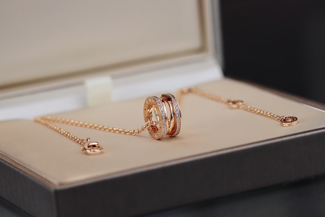 [OLIVIA]ZERO 1 PINK GOLD NECKLACE