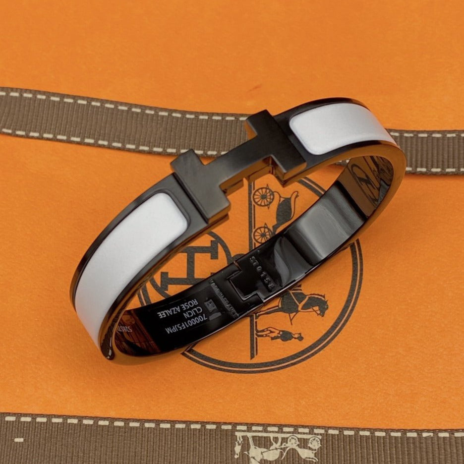 [Everoly JW]H ARMBAND 12MM SCHWARZ WEISS KERAMIK