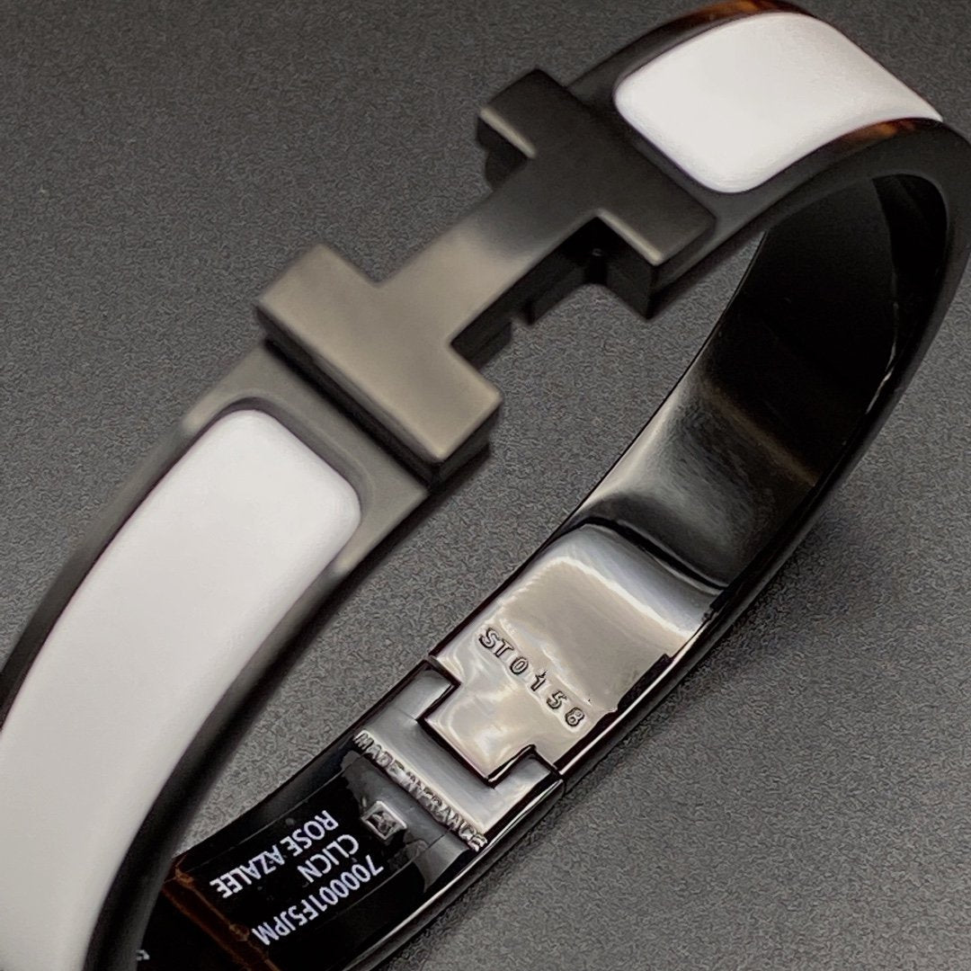 [Everoly JW]H ARMBAND 12MM SCHWARZ WEISS KERAMIK