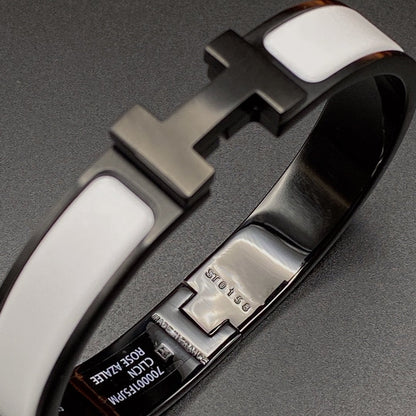 [Everoly JW]H ARMBAND 12MM SCHWARZ WEISS KERAMIK