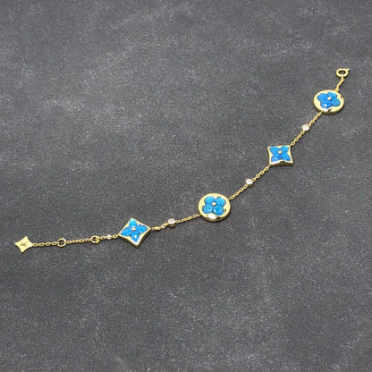[Olivia JW]STAR AND SUN TURQUOISE 4 MOTIFS 3 DIAMONDS