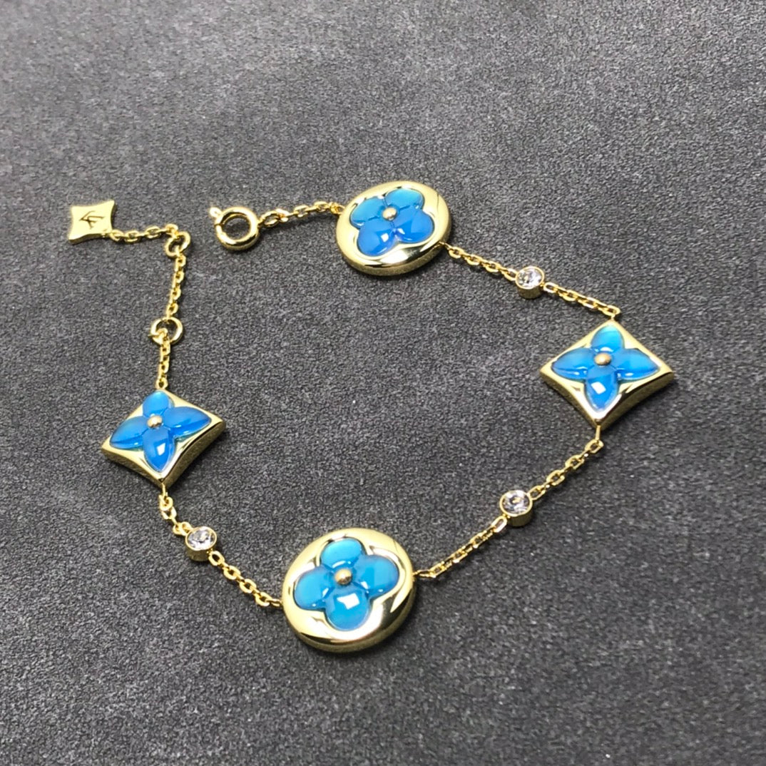 [Olivia JW]STAR AND SUN TURQUOISE 4 MOTIFS 3 DIAMONDS